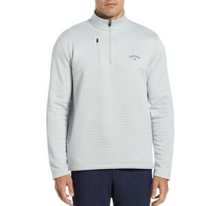 Callaway Men's Quarter Zip Pullover Grey Dawn Size XXL